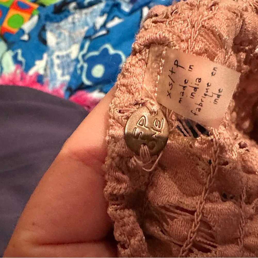 Free People dusty rose dress